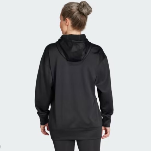Brand New adidas Women's Aeroready Game and Go Big Logo Sportswear Hoodie - Picture 3 of 8